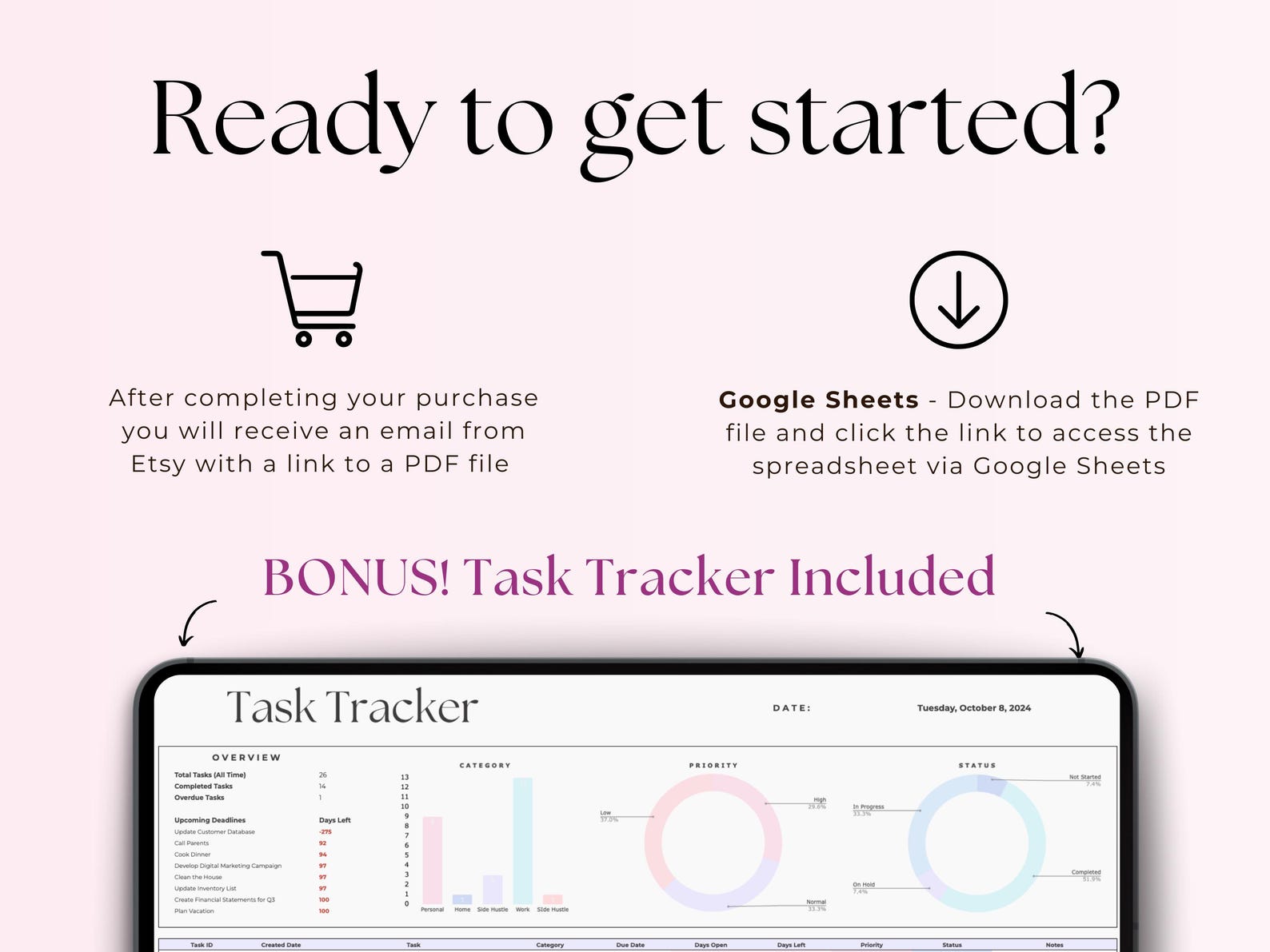 Small Business Bookkeeping - Google Sheets Template