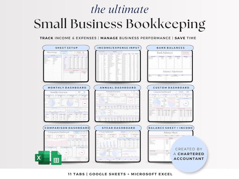 Profit And Loss β Small Business β Google Sheets Template