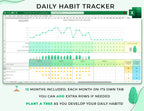 Habit Tracker – Personal – Excel / Google Sheets Template