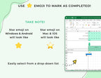 Habit Tracker – Personal – Excel / Google Sheets Template