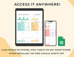 Savings Planner - Personal Finance - Google Sheets Template