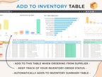 Inventory Tracker - Small Business - Google Sheets Template