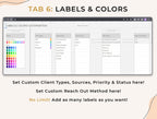 Client Call Tracker - Small Biz - Google Sheets Template