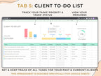 Client Call Tracker - Small Biz - Google Sheets Template