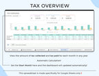 Bookkeeping Template - Small Biz - Google Sheets Template