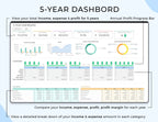 Bookkeeping Template - Small Biz - Google Sheets Template