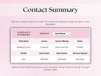CRM Client Tracker - Small Business - Google Sheets Template