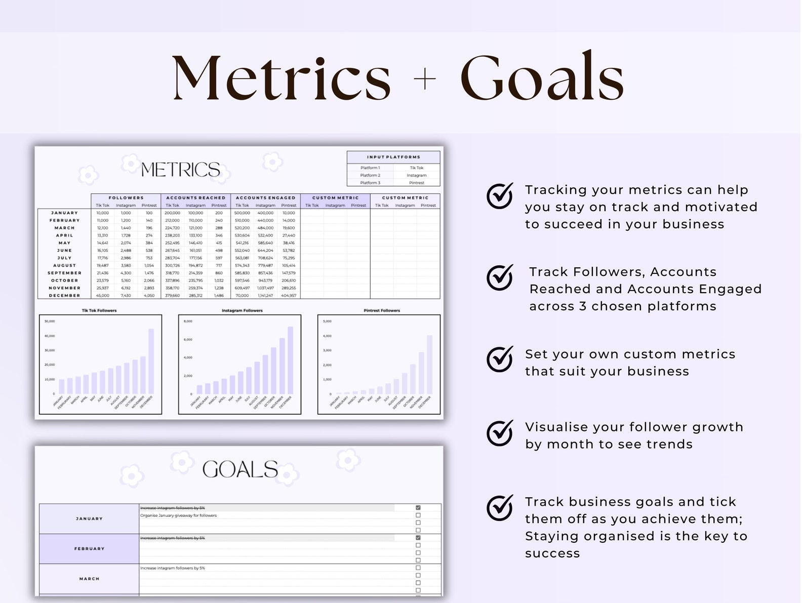 Content Calendar - Small Business - Google Sheets Template