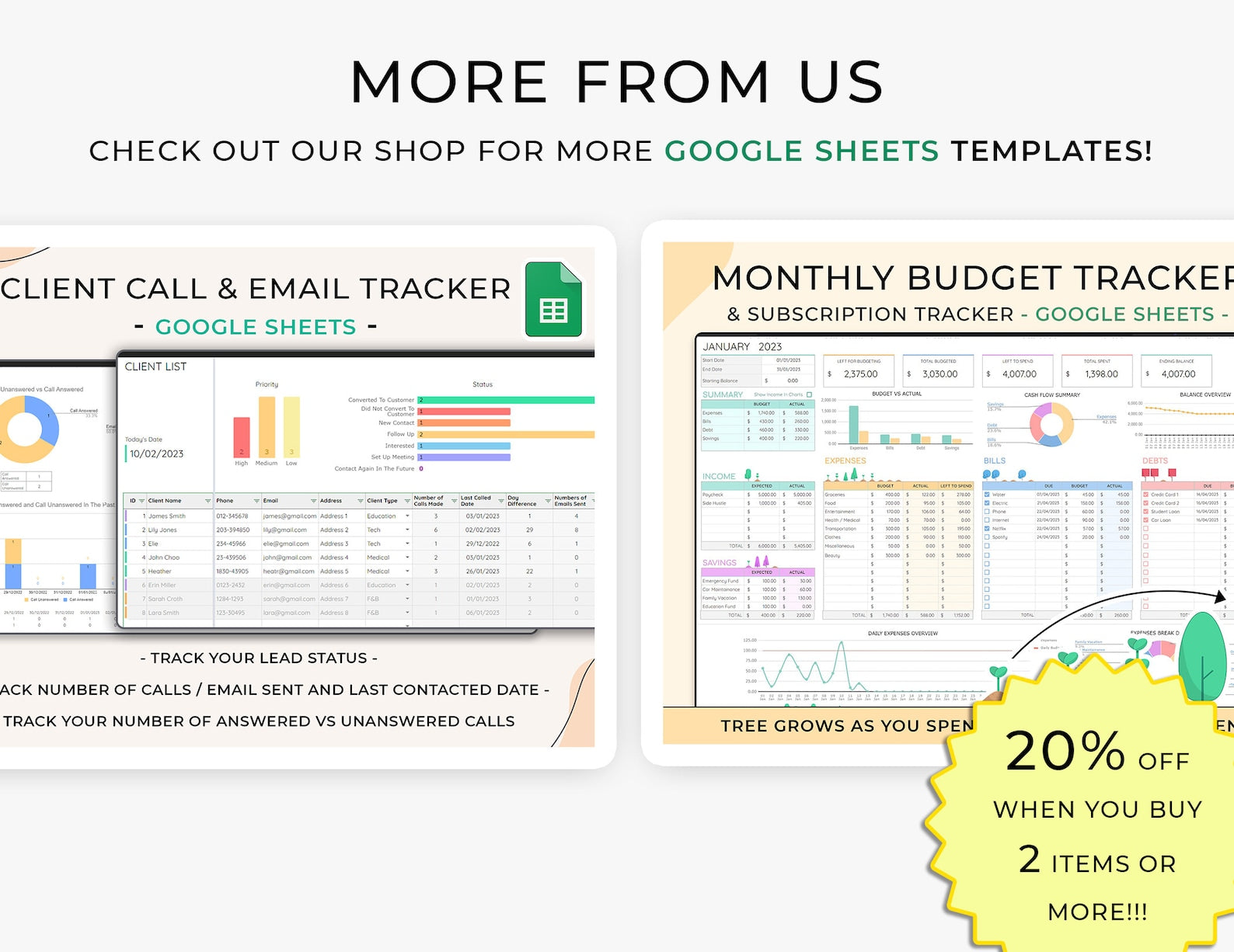 Inventory Tracker - Small Business - Google Sheets Template