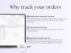 Order Tracker Spreadsheet - Excel / Google Sheets Template