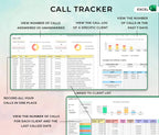 Client Tracker - Small Biz - Excel / Google Sheets Template