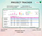 Client Tracker - Small Biz - Excel / Google Sheets Template