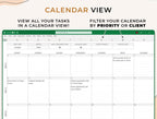 CRM Client Tracker - Small Business - Excel Template