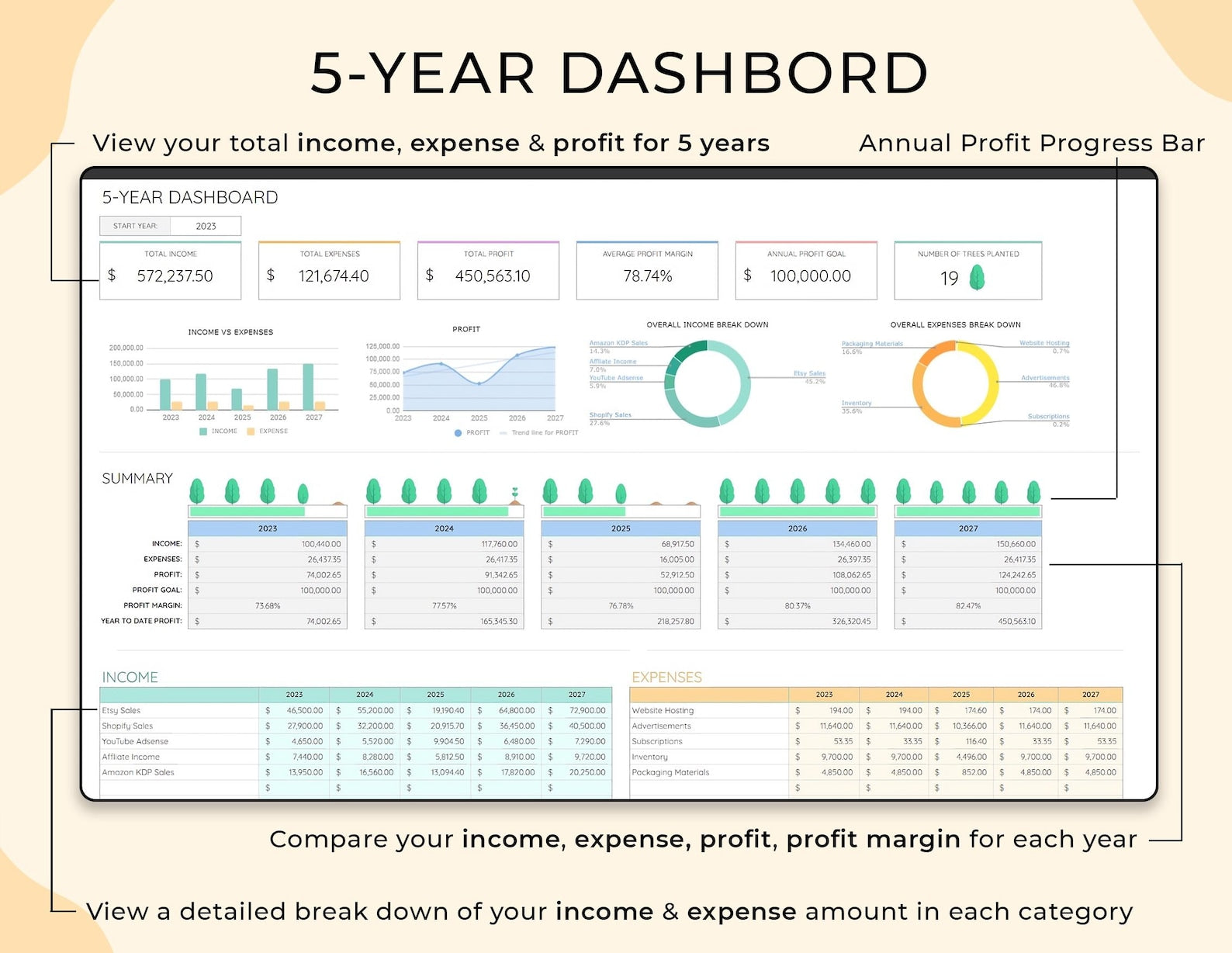 Income and Expense Tracker – Google Sheets Template