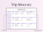 Travel Planner – Travelers – Google Sheets Template