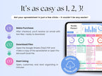 Weekly Planner Daily Task Tracker – Google Sheets Template