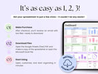 Student Planner – Students – Excel / Google Sheets Template