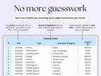 Budget Planner - Households - Excel / Google Sheets Template