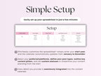 Social Media Planner – Bloggers – Google Sheets Template