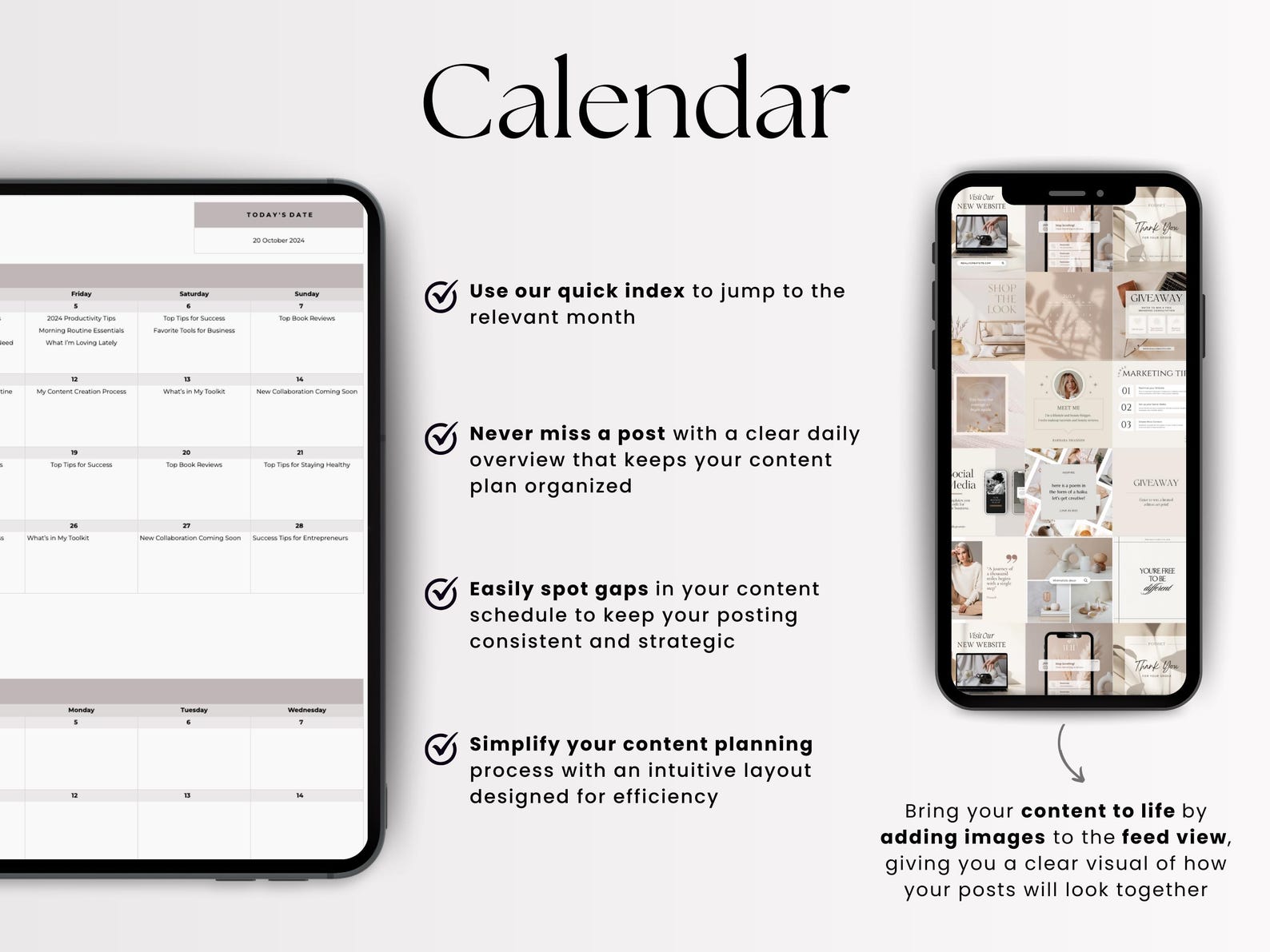 Content Calendar – Bloggers – Google Sheets Template