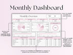 Bookkeeping Spreadsheet-Beauty Pros-Google Sheets Template