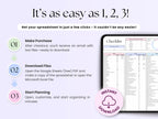 First Apartment Checklist – Movers – Google Sheets Template