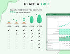 Habit Tracker – Students – Excel / Google Sheets Template