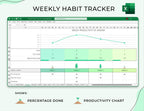 Habit Tracker – Students – Excel / Google Sheets Template