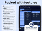 Client Tracker – Small Biz – Excel / Google Sheets Template