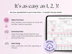 Bookkeeping Spreadsheet-Beauty Pros-Google Sheets Template