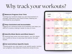 Workout Planner - Beginners - Google Sheets Template
