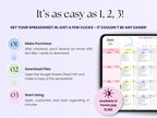 Workout Planner - Beginners - Google Sheets Template