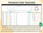 Budget Dashboard - Individuals - Google Sheets Template