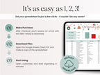 Gift Tracker For Holidays - Excel / Google Sheets Template