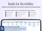 CRM Tracker – Small Biz – Excel / Google Sheets Template
