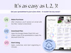 Goal Planner Personal Use Daily – Google Sheets Template