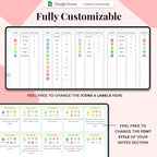 Mood Tracker - General Users - Google Sheets Template