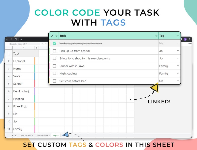 To Do List Template – Personal – Google Sheets Template