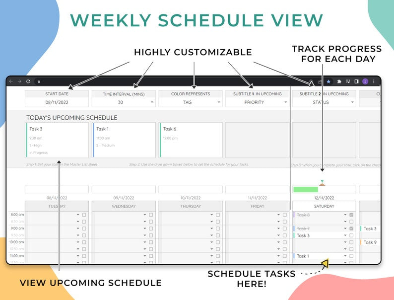 Christmas Gift Tracker & To Do List, Christmas Planner, Google Sheets Template, Budget Tracker For Gifts, Christmas Checklist