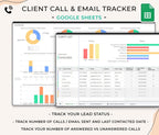 Client Call Tracker - Small Biz - Google Sheets Template