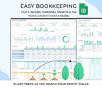 Bookkeeping Template - Small Biz - Google Sheets Template