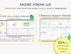 Inventory Tracker - Small Business - Google Sheets Template