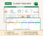 CRM Client Tracker - Small Business - Excel Template