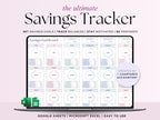Savings Tracker - Personal Budget - Google Sheets Template