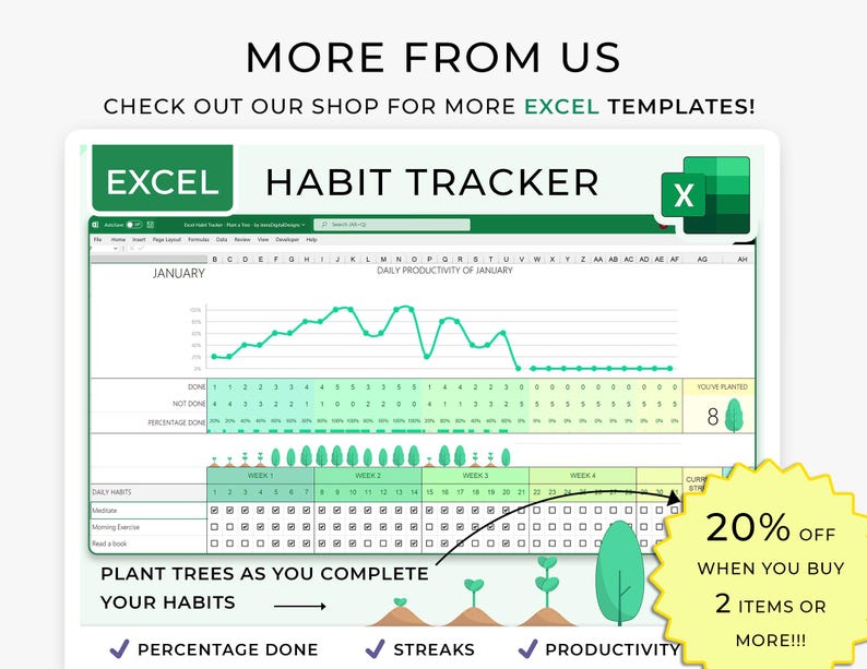 To Do List Template – Excel / Google Sheets Template