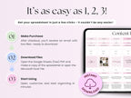 Social Media Planner – Bloggers – Google Sheets Template