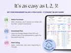 Budget Planner - Personal - Excel / Google Sheets Template