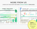 Budget Dashboard - Individuals - Google Sheets Template