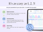 Habit Tracker – Daily Plan – Excel / Google Sheets Template