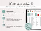 Gift Tracker For Holidays - Excel / Google Sheets Template